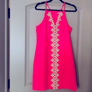 LillyPulitzer Hot Pink dress.  Size 10.